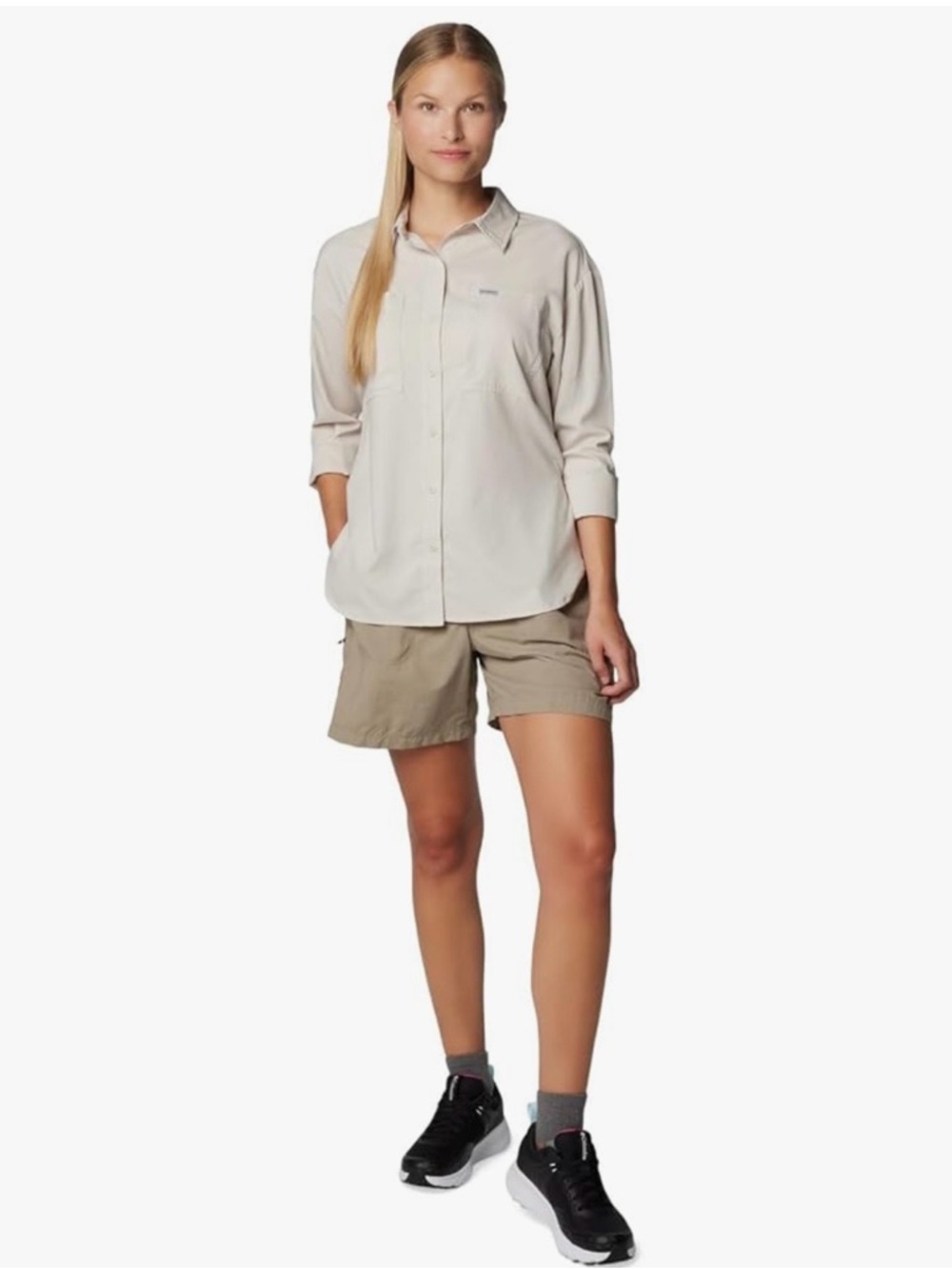 Columbia NWT Sandy River Cargo shorts beige women’s XL - Picture 8 of 11